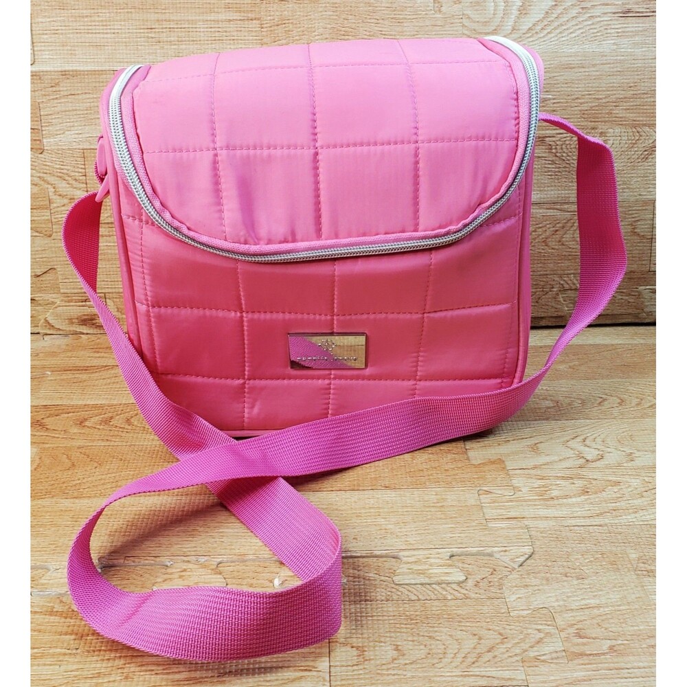Nanette Lepore Pink Insulated Lunch Tote Cooler Hot Cold Bag
